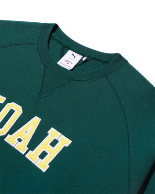 PUMA-NOAH VARSITY CREWNECK-GREEN